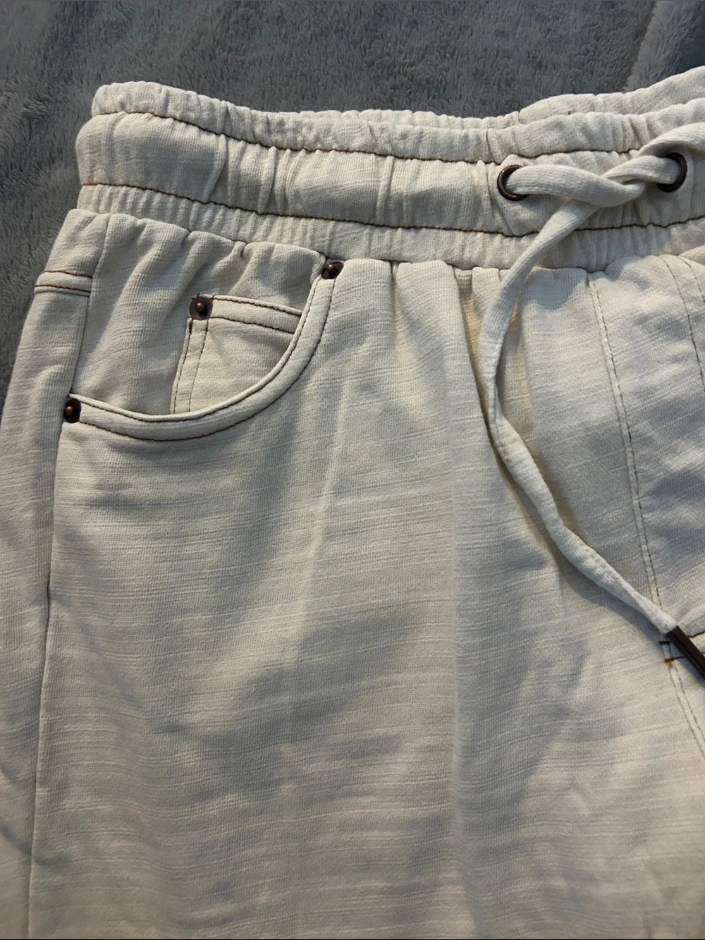 Kimes Ranch Cream Drawstring Joggers - Picture 3 of 5